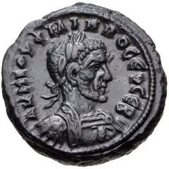Tetradrachm - Philippus I Athena seated, Alexandria