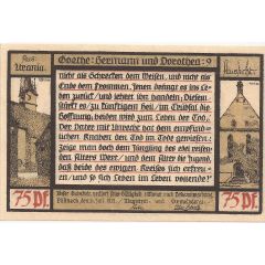 75 Pfennig Goethe Series - Issue 9