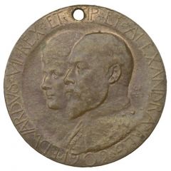 Medal - Edward VII Coronation, Heaton, bronze, 24mm