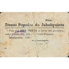1 Peseta Jabalquinto