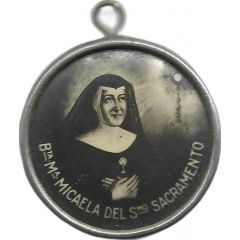 Médaille-Relique de la Sainte Maria Micaela