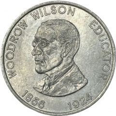 Token - Shell Famous Americans Coin Game Woodrow Wilson