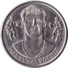 Official Lithuanian Basketball Players Medal Collection Martynas Pocius