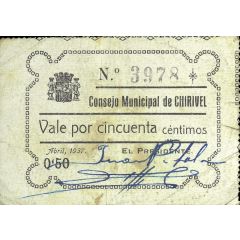 50 Céntimos Chirivel