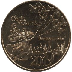 Monnaie de Paris Tourist Token - Berck-sur-Mer Rencontres internationales de cerfs-volants - 2019