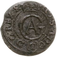 Szeląg / Solidus - Gustaw II Adolf Swedish Occupation
