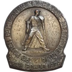 Medal - March along the wire Ljubljana