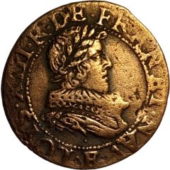 Double Tournois - Louis XIII Tours mint, 1st type