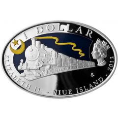 1 Dollar - Elizabeth II Orient Express, coloured