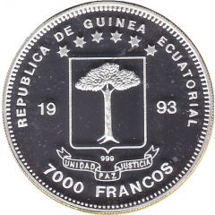 7000 Francos CFA Stegosaurus