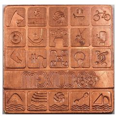 Medal - 1968 Mexico Olympics Participation