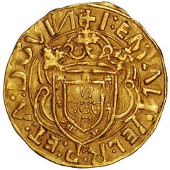 Cruzado - Manuel I Lisboa mint