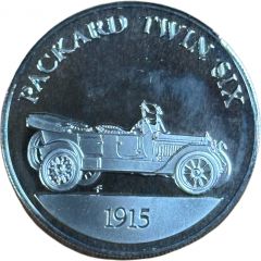 Franklin Mint - Collection of Antique Car Coins - Series 1 Packard Twin Six