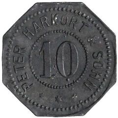 10 Pfennigs - Berlin Peter Harkort & Sohn