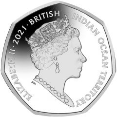 50 Pence - Elizabeth II Trooping the Colour, Silver