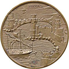 Medal - Rhodes, General G C Croce Commander of the Italian Army of Occupation