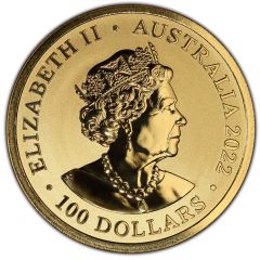 100 Dollars - Elizabeth II 6th Portrait - Desert Scorpion - Gold Bullion Coin