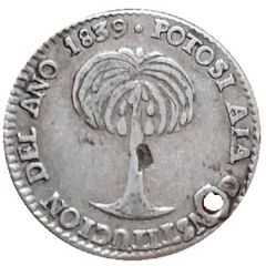 1 Sol - José Miguel de Velasco Constitutional President - Monetary Medal