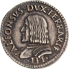 1 Testone - Alfonso I