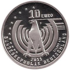 10 Euros 125 Years of Automobile, Silver Proof Issue