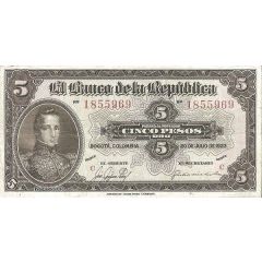 5 Pesos Oro