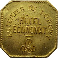 5 Centimes - Hôtel Economat Aciéries de Longwy
