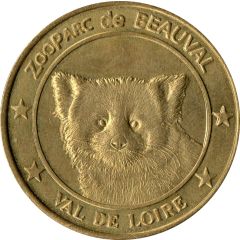 Token - Médailles et Patrimoine Val de Loire - ZooParc de Beauval - Panda Roux