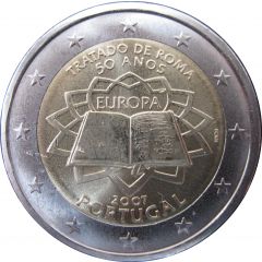 2 Euros Treaty of Rome