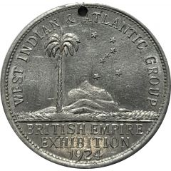 Medal - British Empire Exhibition West Indian & Atlantic Group