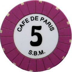 5 francs - Café de Paris Monte-Carlo