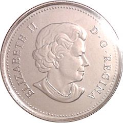25 Cents - Elizabeth II Peregrine Falcon