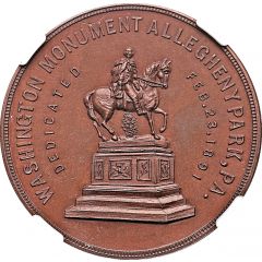 Dollar - George Washington Monument Dedication Allegheny, Pennsylvania