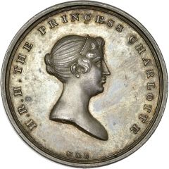 Medal - George III Death, T. Halliday, silver