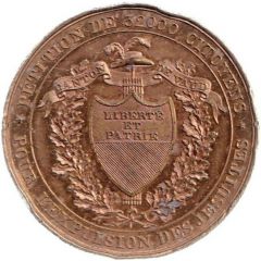 Petition for the expulsion of the Jesuits copper