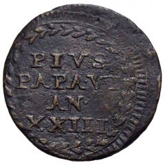 1/2 Baiocco - Pius VI