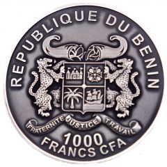 1000 Francs CFA Pope John Paul II - Totus Tuus