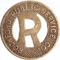 1 Fare - Rockford Public Service Co. Rockford, Illinois