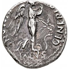 Denarius S P Q R, Pax and Nemesis
