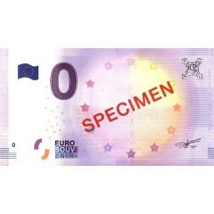 0 Euro Spécimen; 2017 Belém Tower reverse