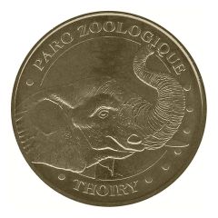 Jeton touristique - Monnaie de Paris - Parc zoologique de Thoiry - Eléphant