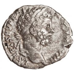 Denarius - Septimius Severus ARAB ADIAB COS II P P, Victory