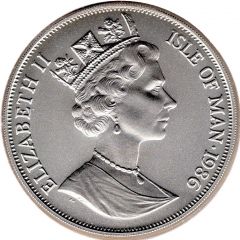 1 Crown - Elizabeth II World Cup Mexico - Scoring from Close Range, Silver Issue