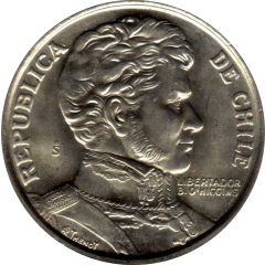 1 Peso `LIBERTADOR B. O`HIGGINS`