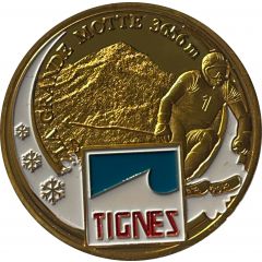 Jeton touristique - Souvenirs et Patrimoine - Tignes - La grande motte