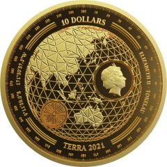 10 Dollars - Elizabeth II Terra