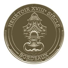 Tourist token - Monnaie de Paris - Bordeaux - Heurtoir XVIIIe siècle
