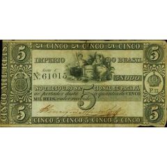 5 Mil Réis Thesouro Nacional, 4th print