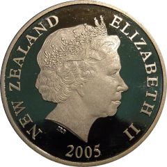 1 Dollar - Elizabeth II 4th Portrait, Rowi Kiwi