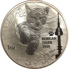1 oz Silver Korean Tiger