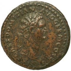 As - Domitian IOVI CONSERVAT S C, Jupiter